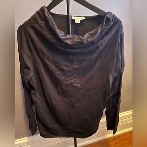 Coldwater Creek Black Women's long sleeve shirt with loose neck size 20